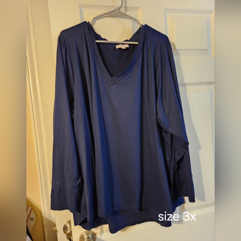 Dark blue long sleeve shirt